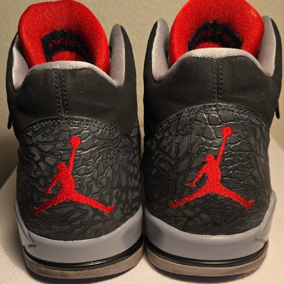 Air Jordan Flight Club 80's Black and Red Sneakers - Picture 8 of 11